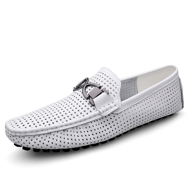 Men's Summer Casual Hollow-Out Loafers | Slip-On