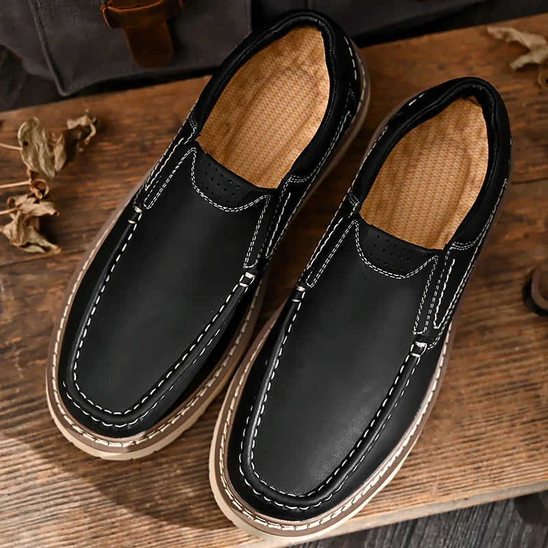 Men's Retro Slip-On Loafers | Walking