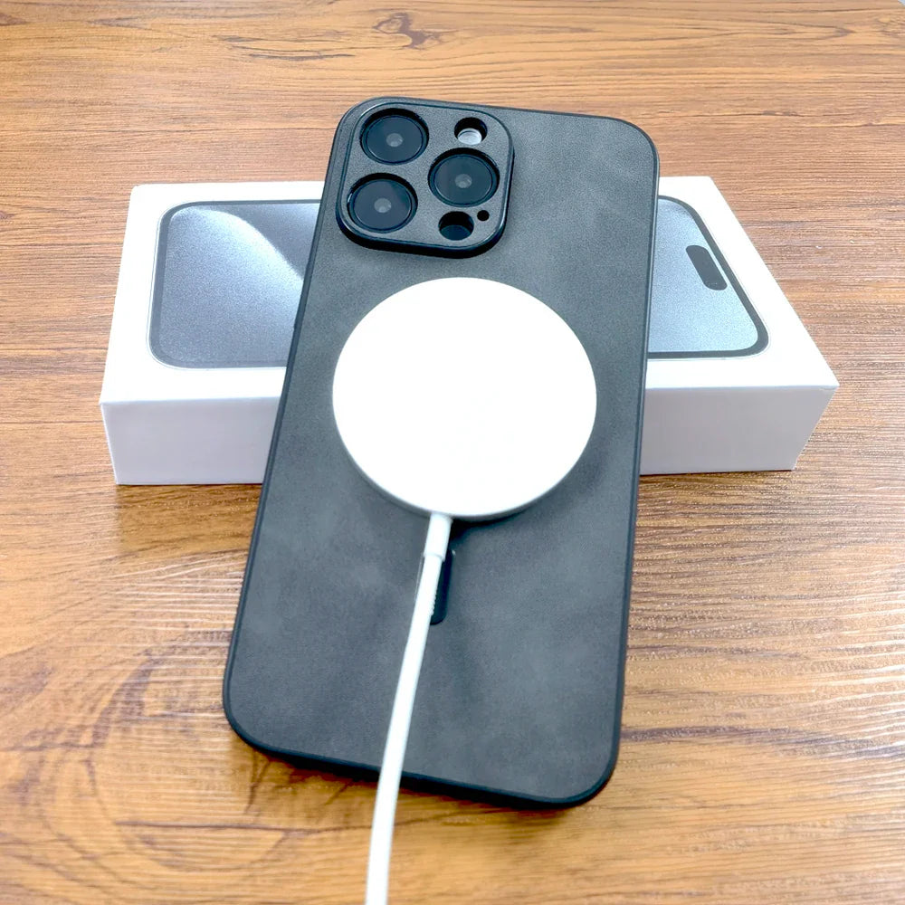 Retro iPhone Case with MagSafe Compatible Ring