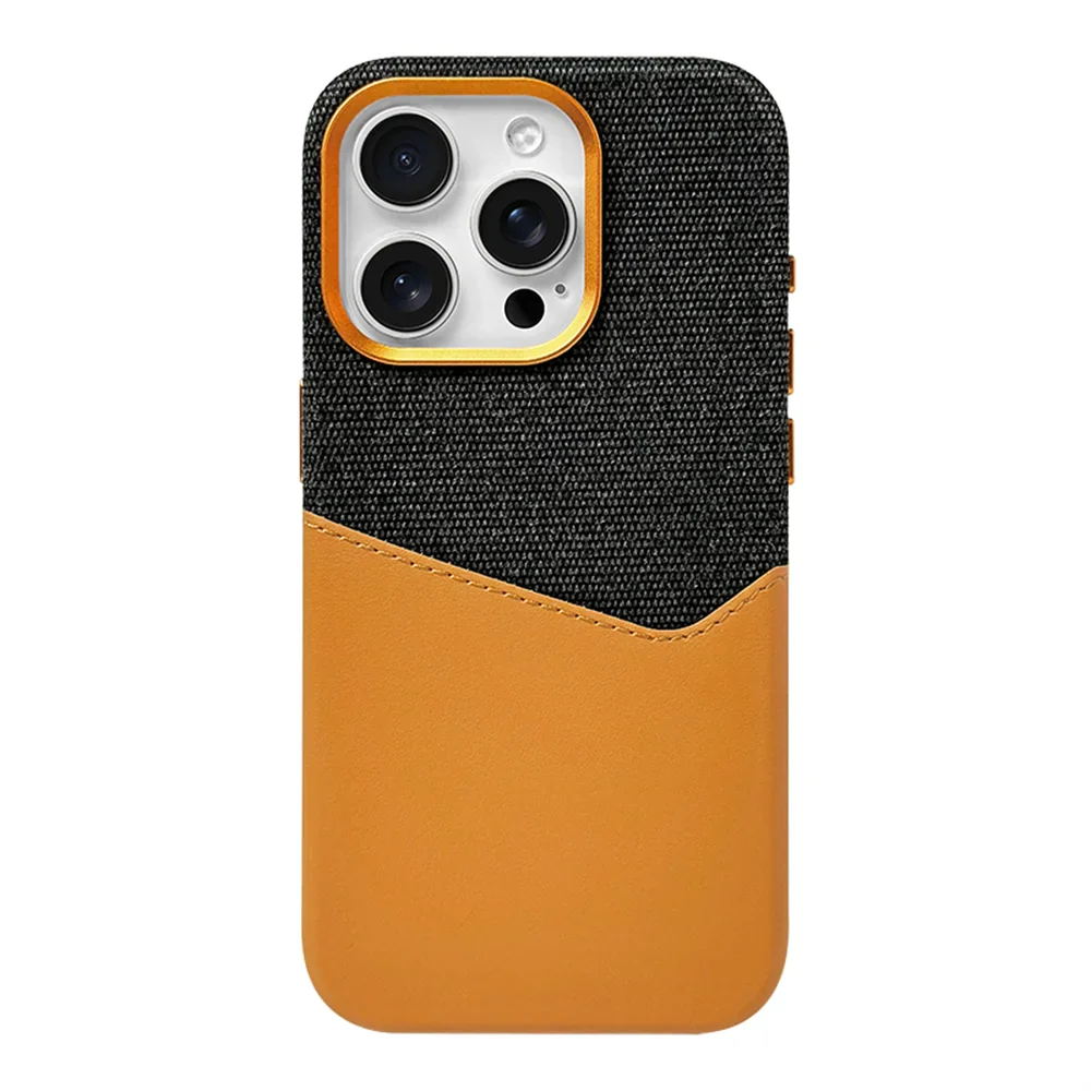 Two-Tone Phone Case for iPhone | with Built-in Card Holder