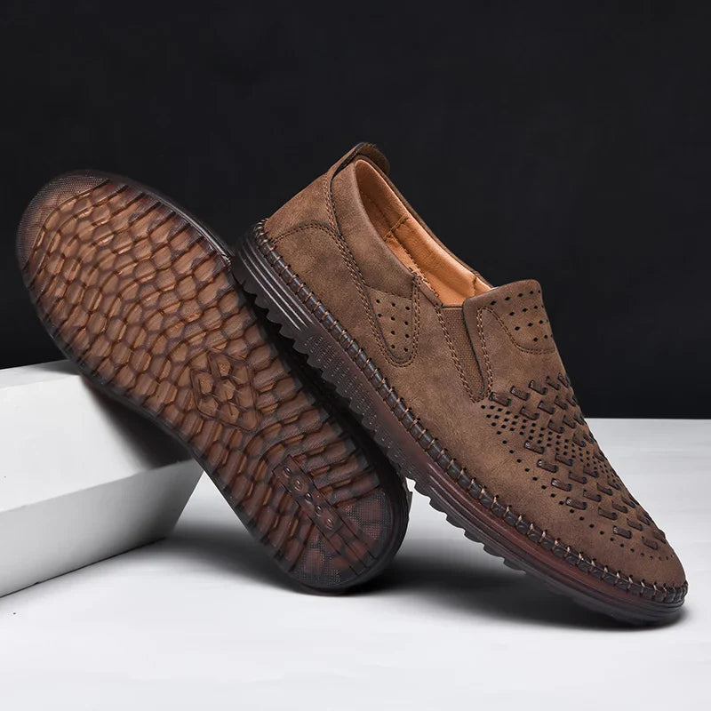 Men's Casual Woven Style Loafers | Slip-On
