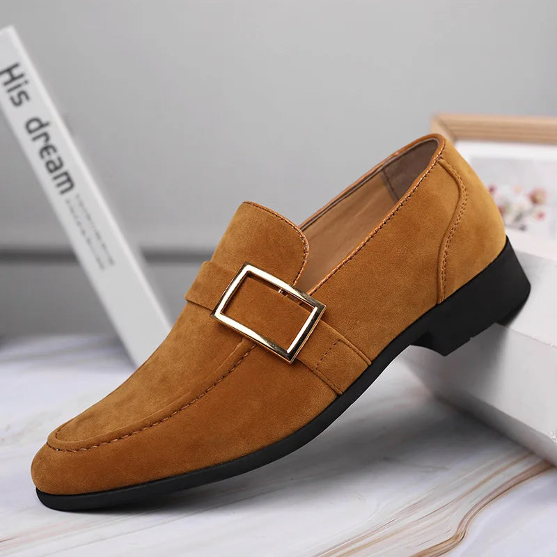 Men’s Single Monk Strap Dress Shoes | Slip-On