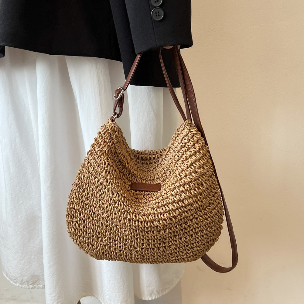 Women's Bohemian Spacious Hobo Bag | with Adjustable Strap
