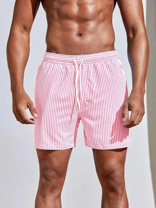 Men's Striped Swim Trunks | Summer Collection