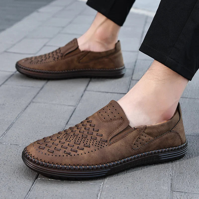 Men's Casual Woven Style Loafers | Slip-On