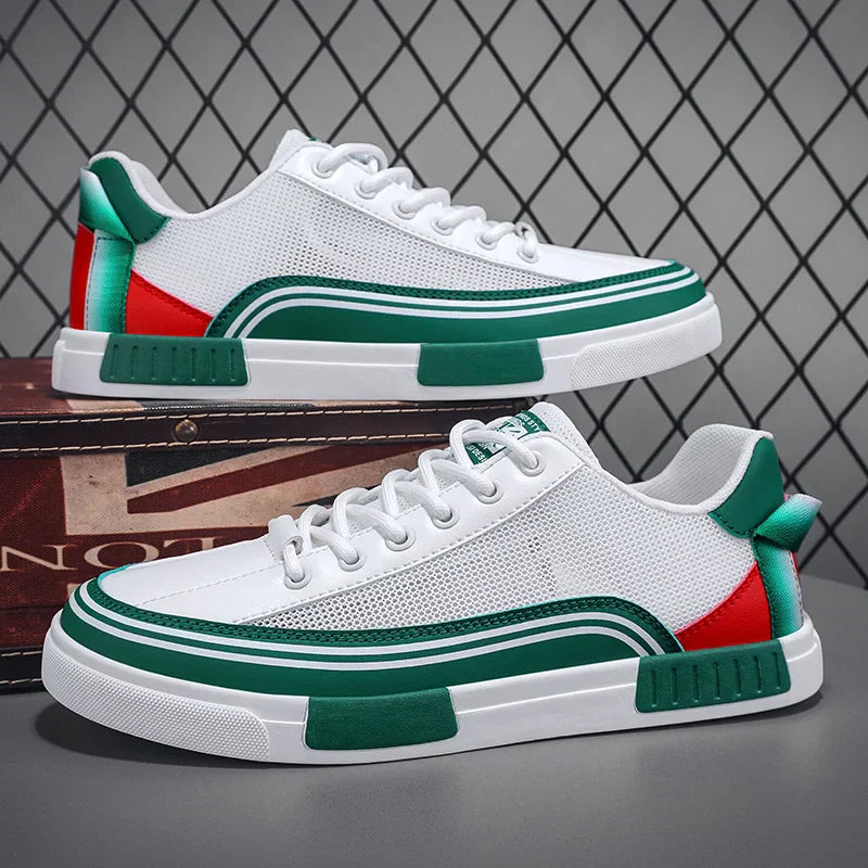 Men’s Casual Color Block Sneakers | Low-Top