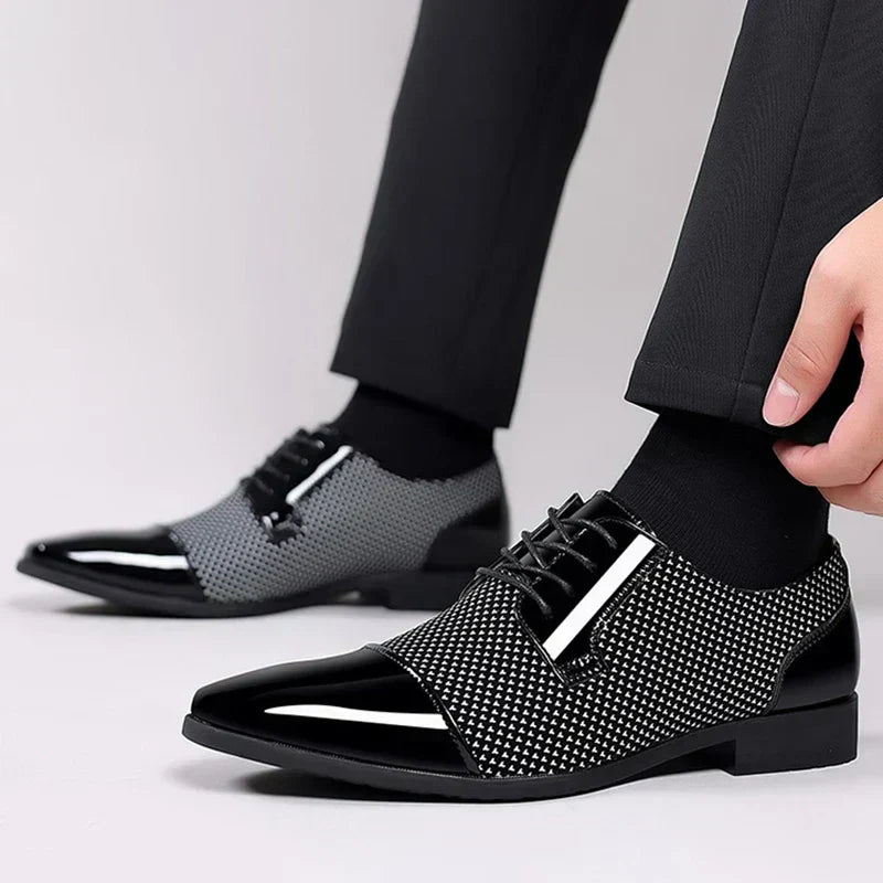 Men’s Cap Toe Wedding Shoes | Lace-Up