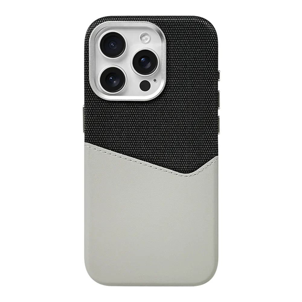 Two-Tone Phone Case for iPhone | with Built-in Card Holder