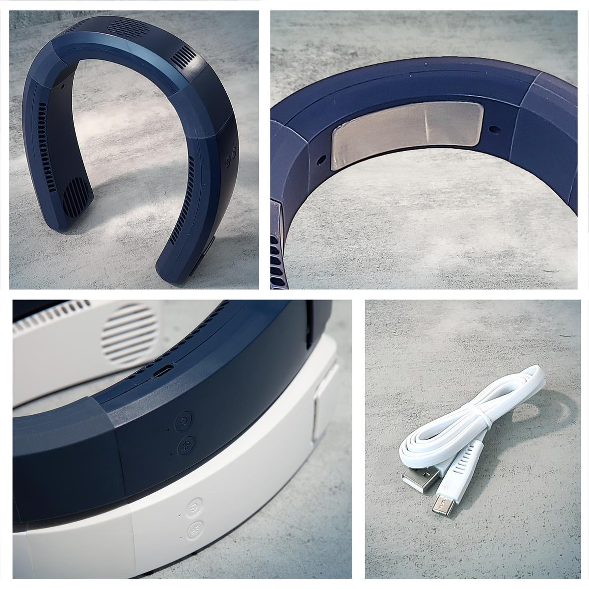 Compact Wearable Neck Cooler for Outdoor Activities and Work