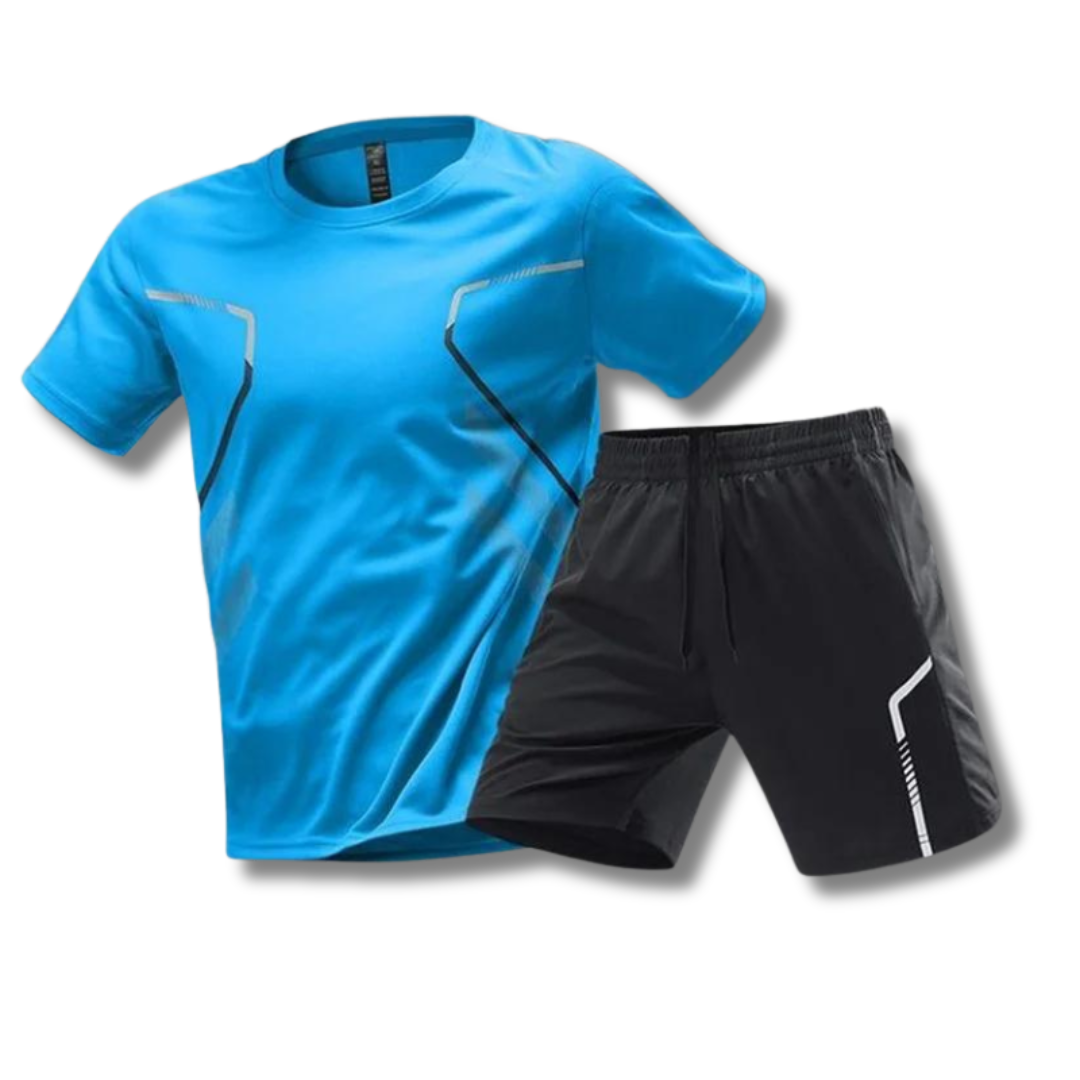 Men's Athletic Outfit | T-Shirt and Shorts