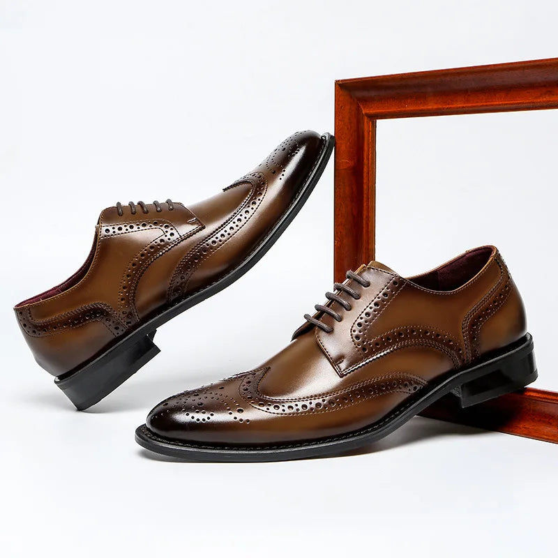 Men’s Formal Brogue Dress Shoes | Wingtip