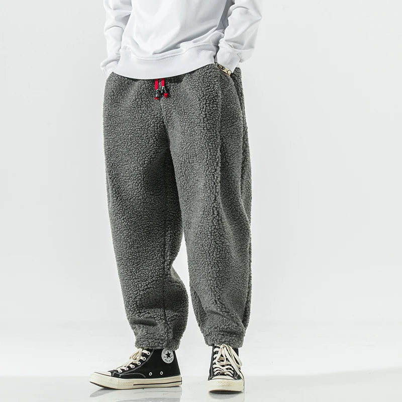 Men's Winter Warm Baggy Pants | with Pockets