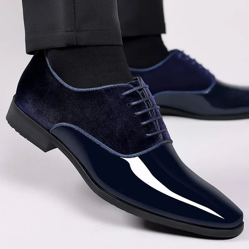 Men's Glossy Formal Oxford Shoes | Lace-Up