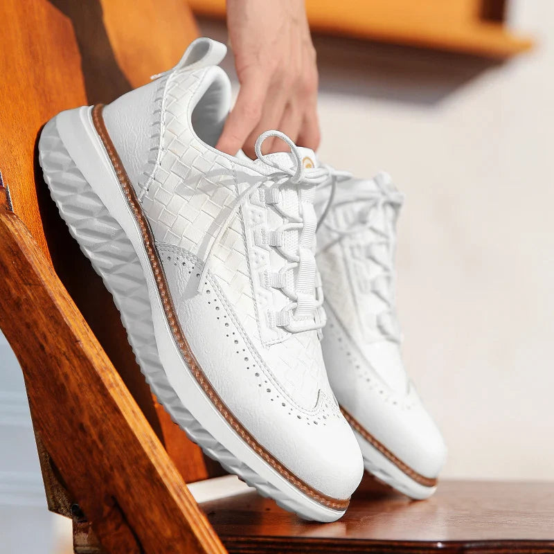 Men’s Brogue Wingtip Sneakers | Smart-Casual