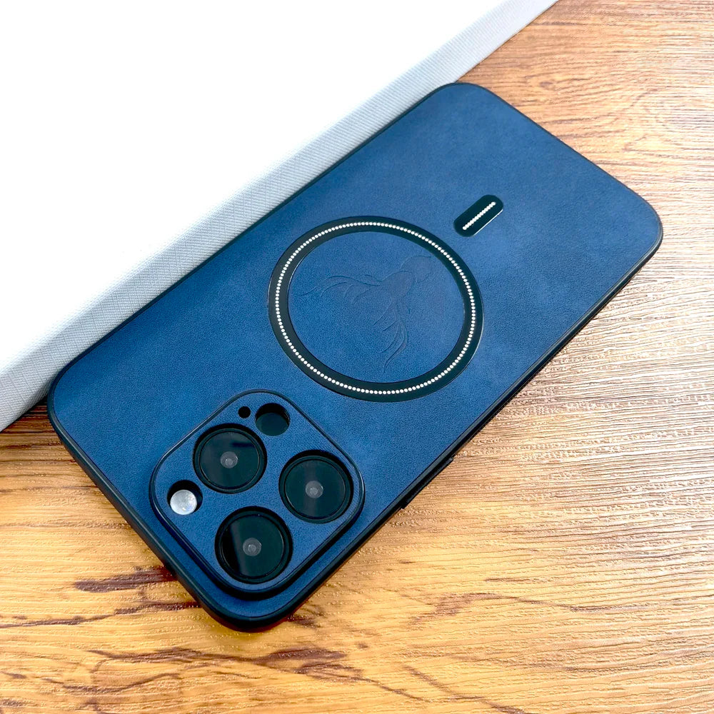 Retro iPhone Case with MagSafe Compatible Ring
