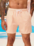 Men's Striped Swim Trunks | Summer Collection