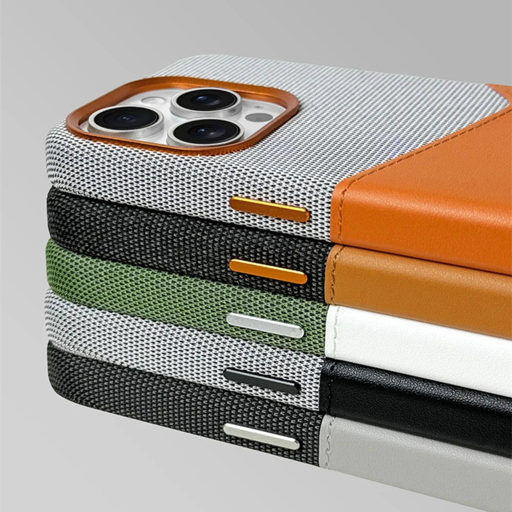 Two-Tone Phone Case for iPhone | with Built-in Card Holder