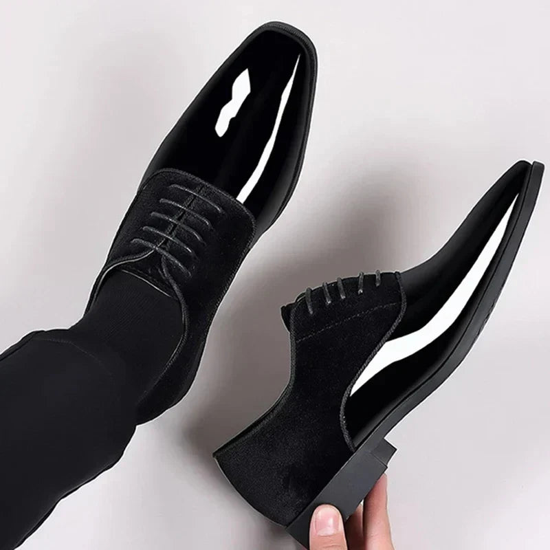 Men's Glossy Formal Oxford Shoes | Lace-Up