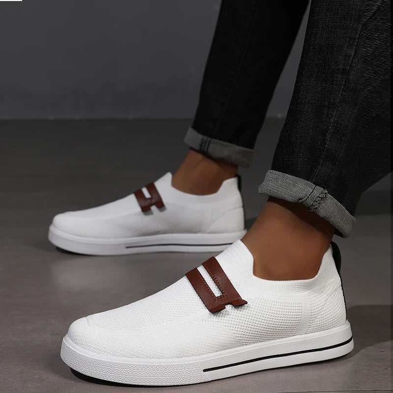 Men's Slip On Knit Loafers | Walking