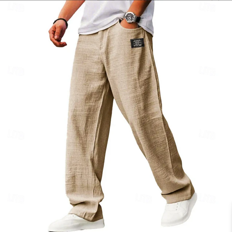 Men's Casual Loose Fit Pants | with Pockets