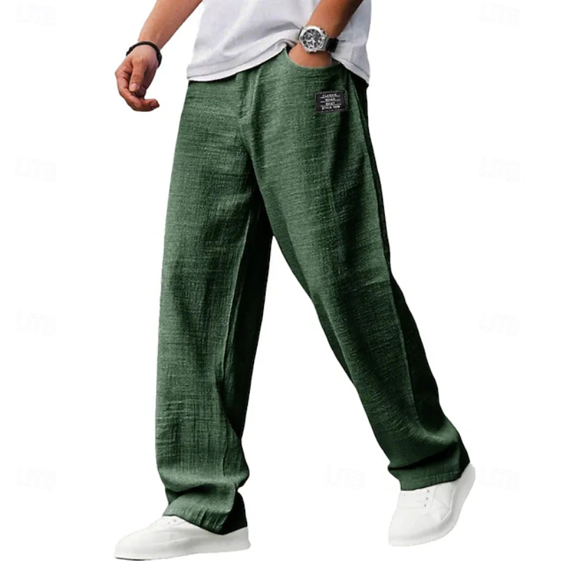 Men's Casual Loose Fit Pants | with Pockets