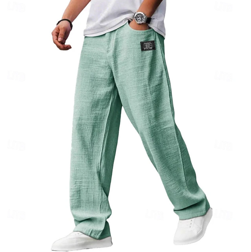 Men's Casual Loose Fit Pants | with Pockets