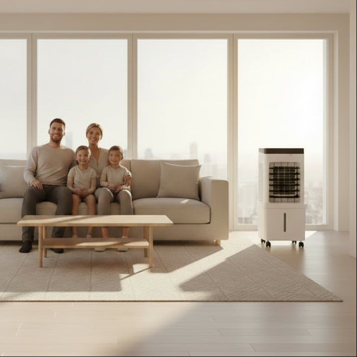 3-in-1 Air Cooler: Fan and Humidifier Integrated