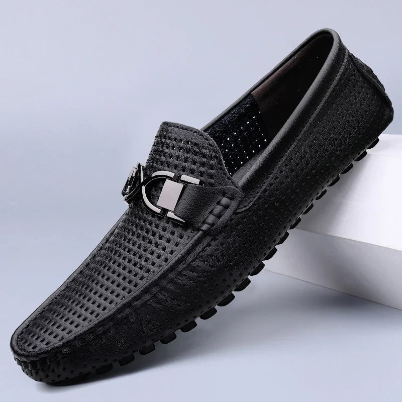 Men's Summer Casual Hollow-Out Loafers | Slip-On