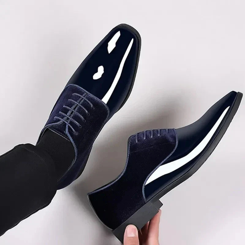 Men's Glossy Formal Oxford Shoes | Lace-Up