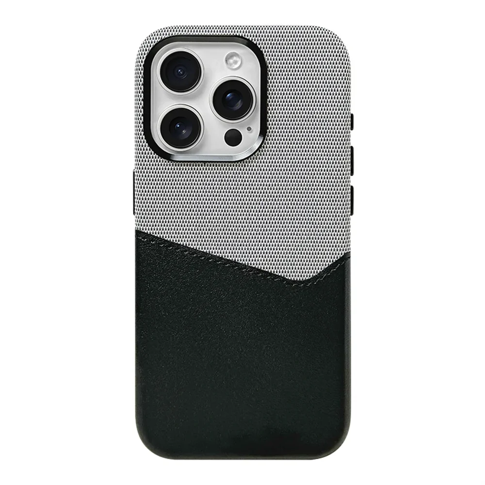 Two-Tone Phone Case for iPhone | with Built-in Card Holder