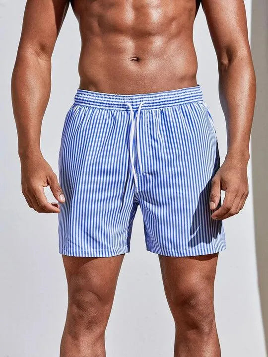 Men's Striped Swim Trunks | Summer Collection