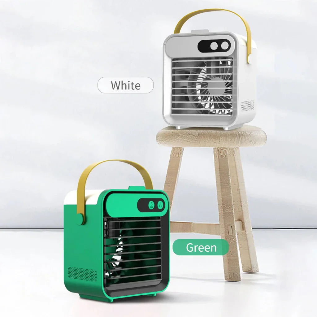 Portable Mini Air Conditioner with Mist Humidifier and Cooling Fan