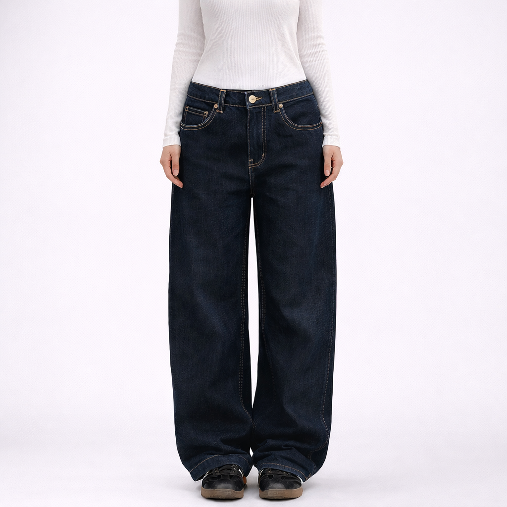 Baggy Wide Boyfriend Jeans Women