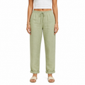 Straight Leg Women's Summer Pants with Pockets
