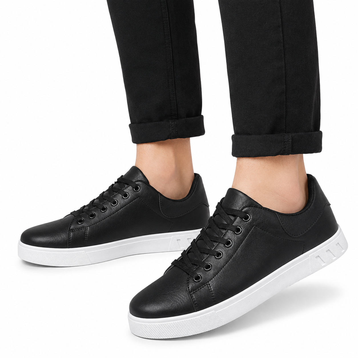 Stylish Men's Leather Sneakers