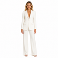 Tailored Long Women's Formal Suit Set