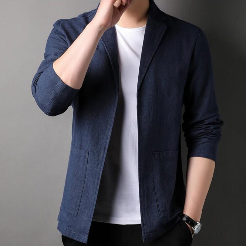 Men's Casual Linen Blazer Jacket | Slim Fit