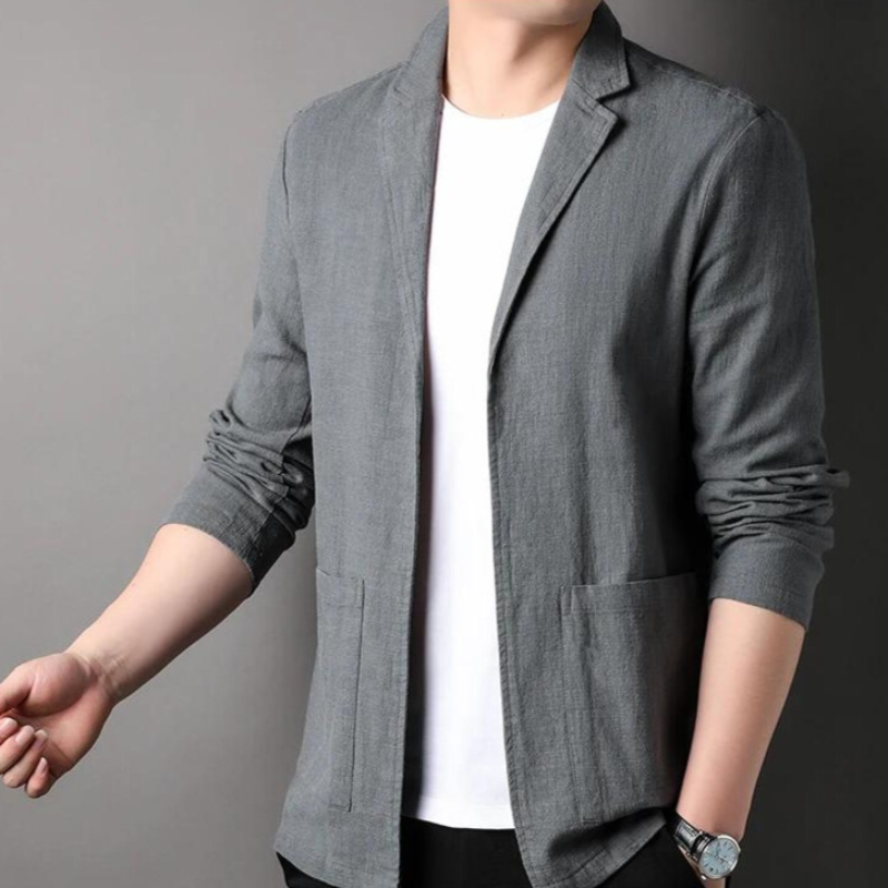 Men's Casual Linen Blazer Jacket | Slim Fit