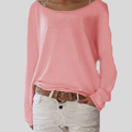 Women’s Casual Long Sleeve Top | Scoop Neck