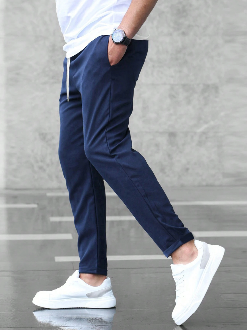 Men's Slim Fit Joggers with Drawstring