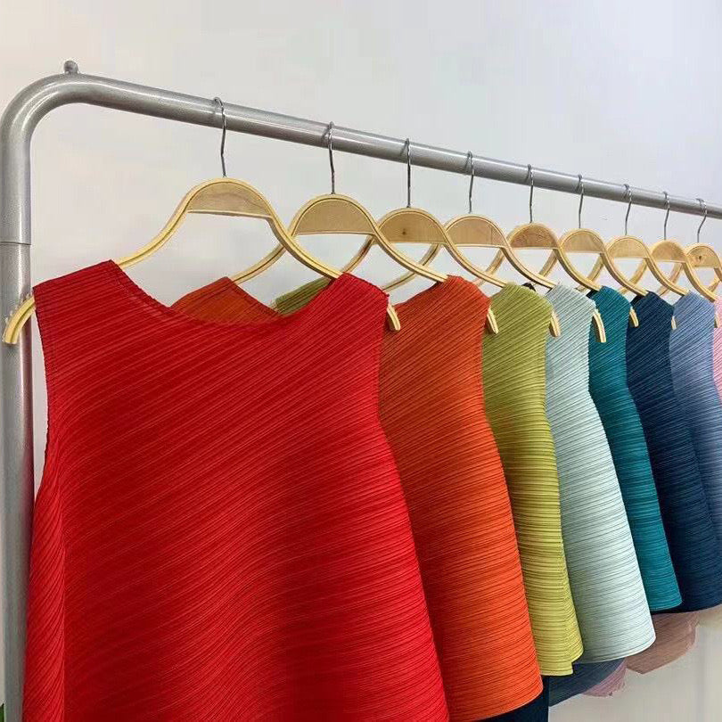 Sleeveless Asymmetrical Blouse Top for Women - Sara