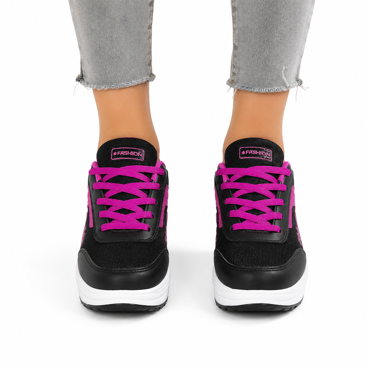 Women's Comfortable Flat Safety Sneakers