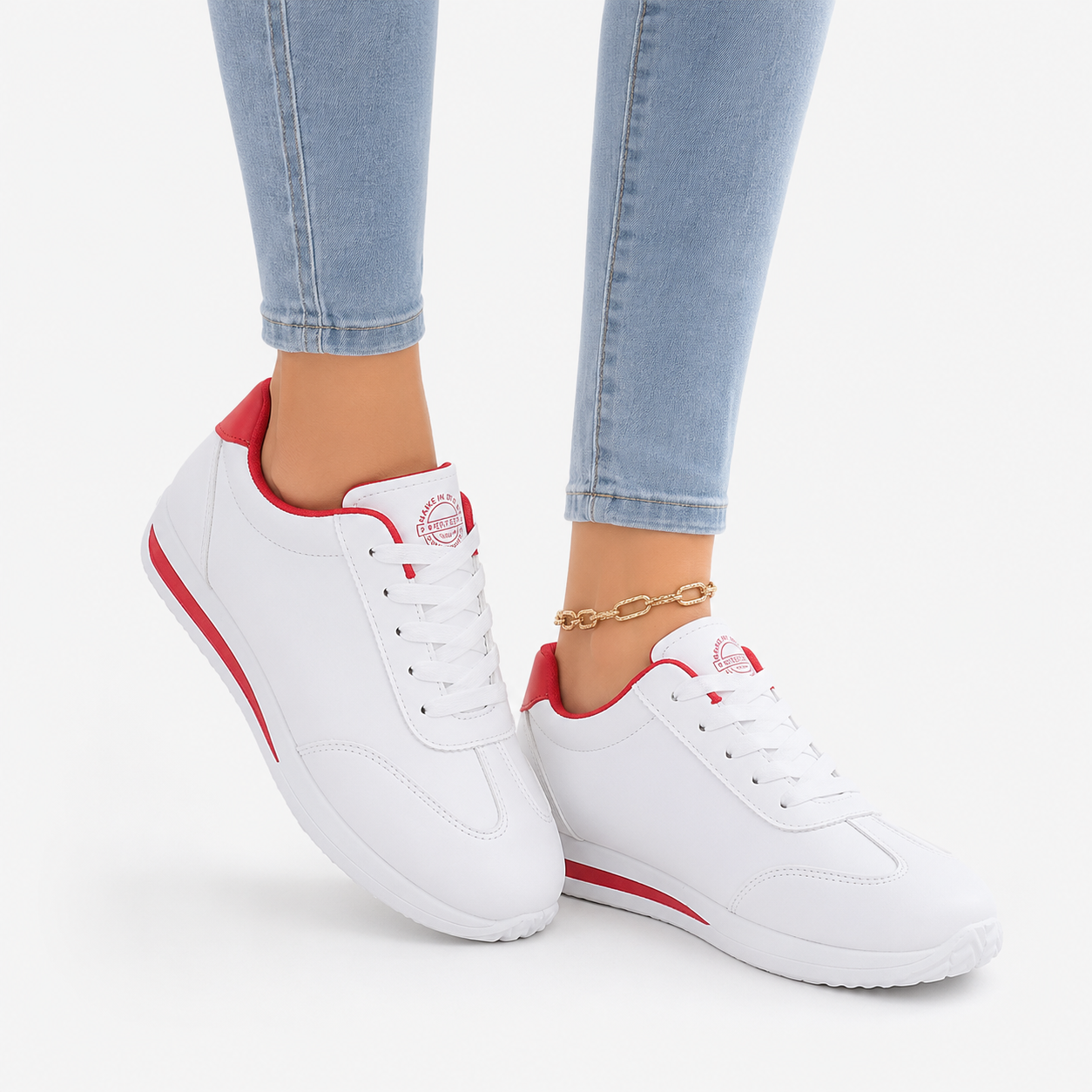 Women's Cozy White Sneakers