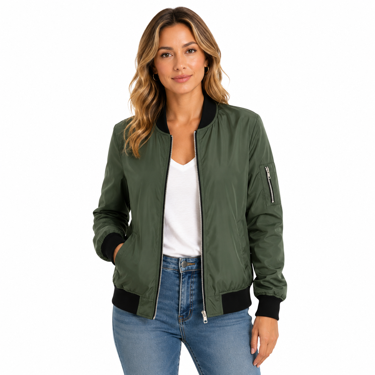 Women's Long Sleeve Casual Transition Jacket