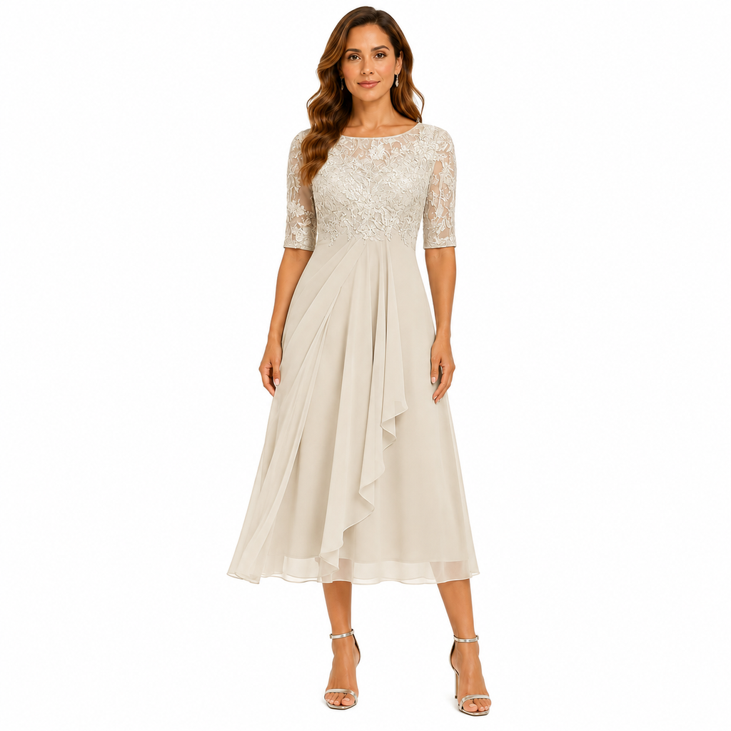 Women's Midi Dress for Wedding Guests