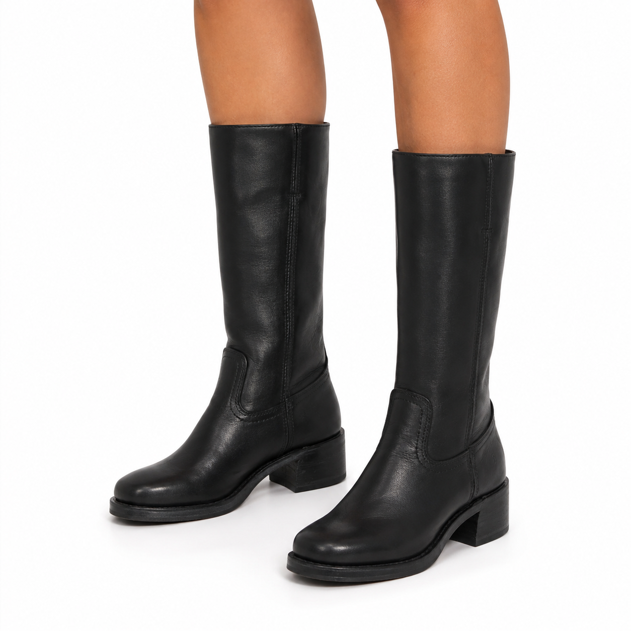 Women's Platform Cowboy Ankle Boots