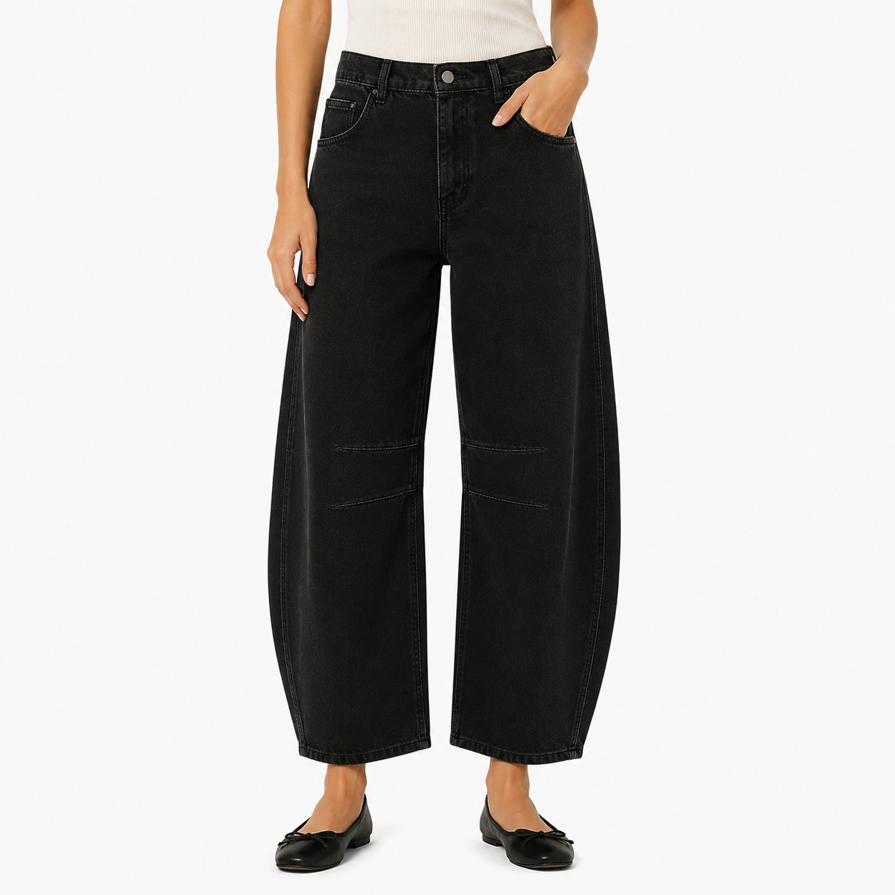 Women's Relaxed Fit Baggy Jeans | Comfortable Style