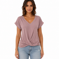 Women's Short Sleeve Casual V-Neck T-Shirt