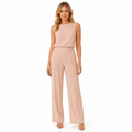 Women's Sleeveless Wide Leg Jumpsuit | Chic Casual Style