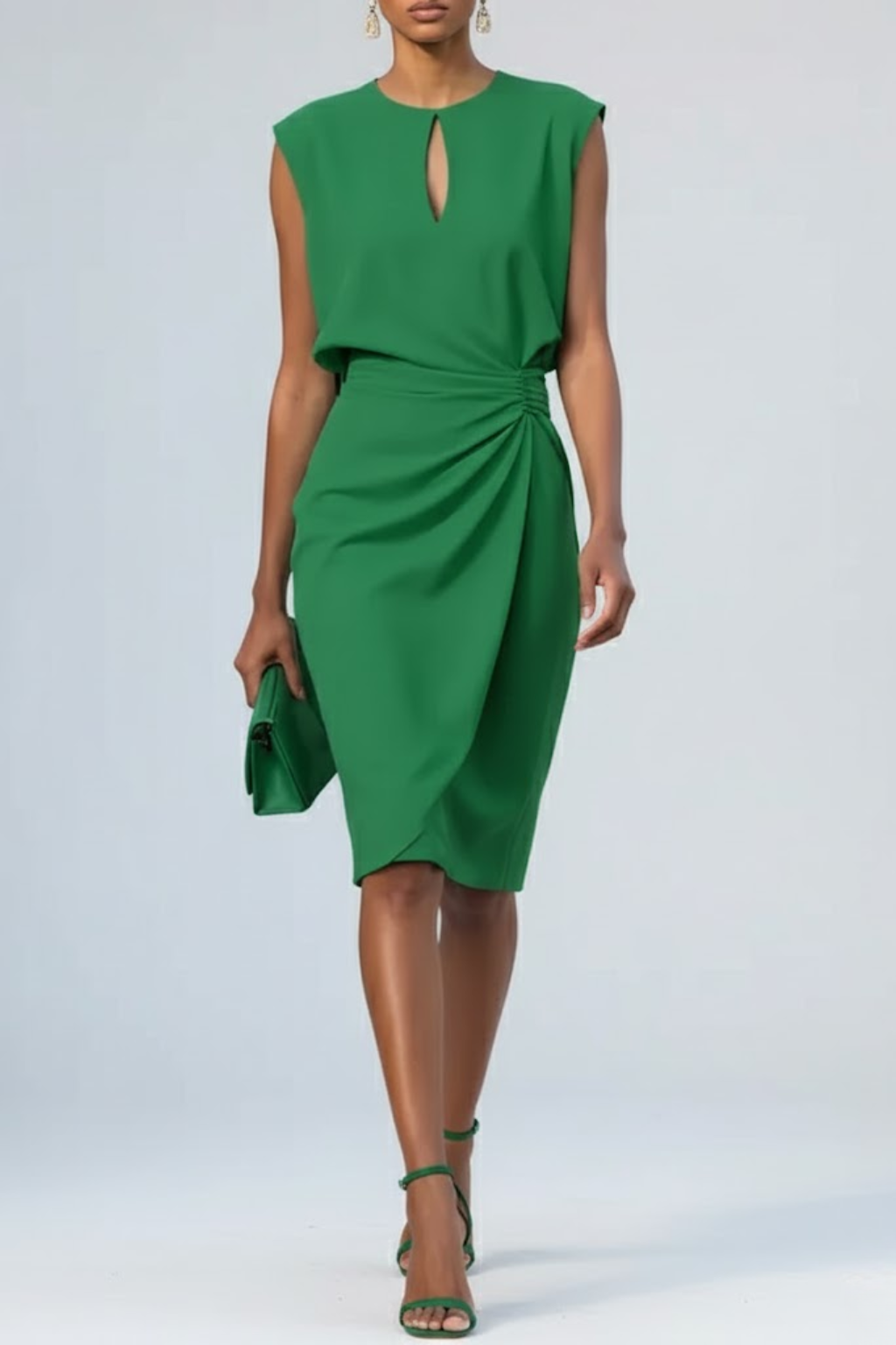 Women's Midi Cocktail Sheath Dress
